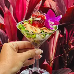 poke martini catering